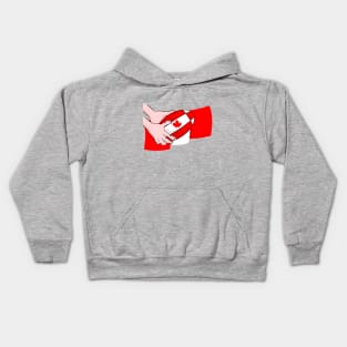 Canada Rugby Flag Kids Hoodie